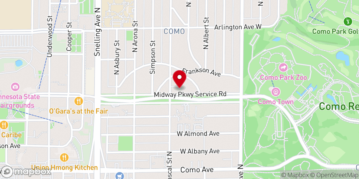 Map showing location of Church of the Holy Childhood