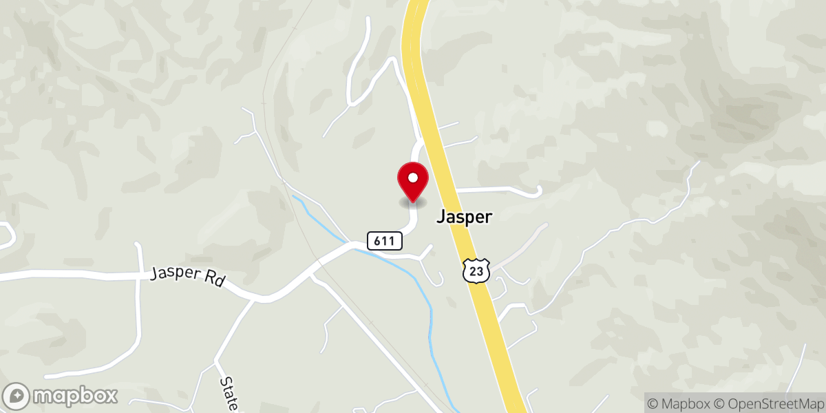 Map showing location of Living Waters Church
