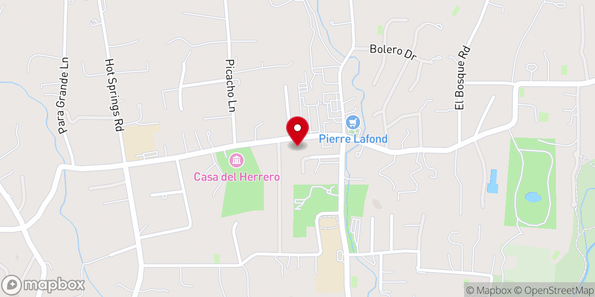 Map showing location of El Montecito Presbyterian Church