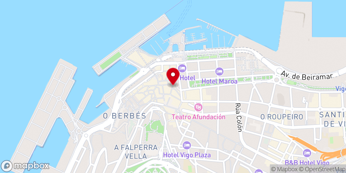 Map showing location of Cofradía Santo Cristo de la Victoria