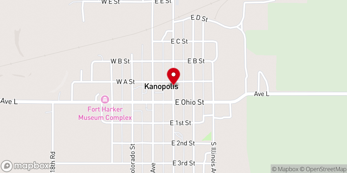 Map showing location of Catholic Church Parish Hall