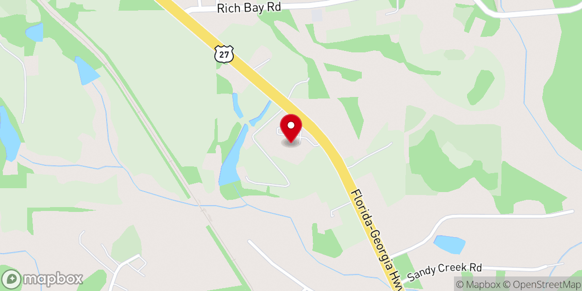Map showing location of New Hope Christian Center