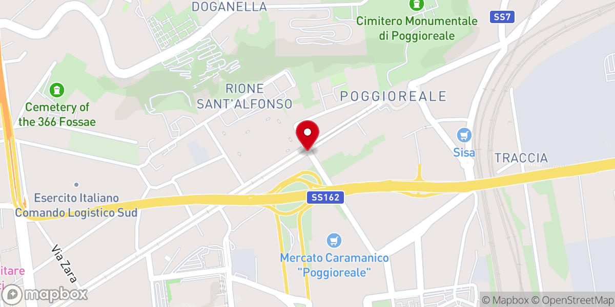 Map showing location of Chiesa Cristiana dello Spirito Santo | Napoli | IURD