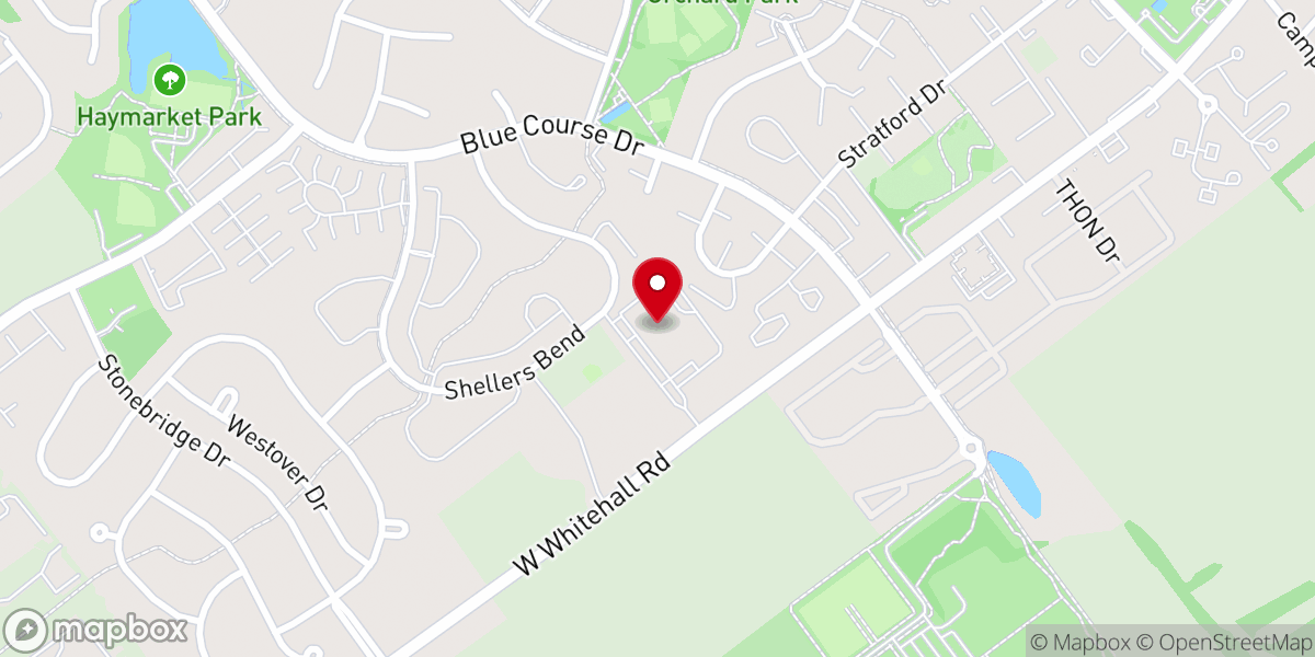 Map showing location of State College Alliance Church