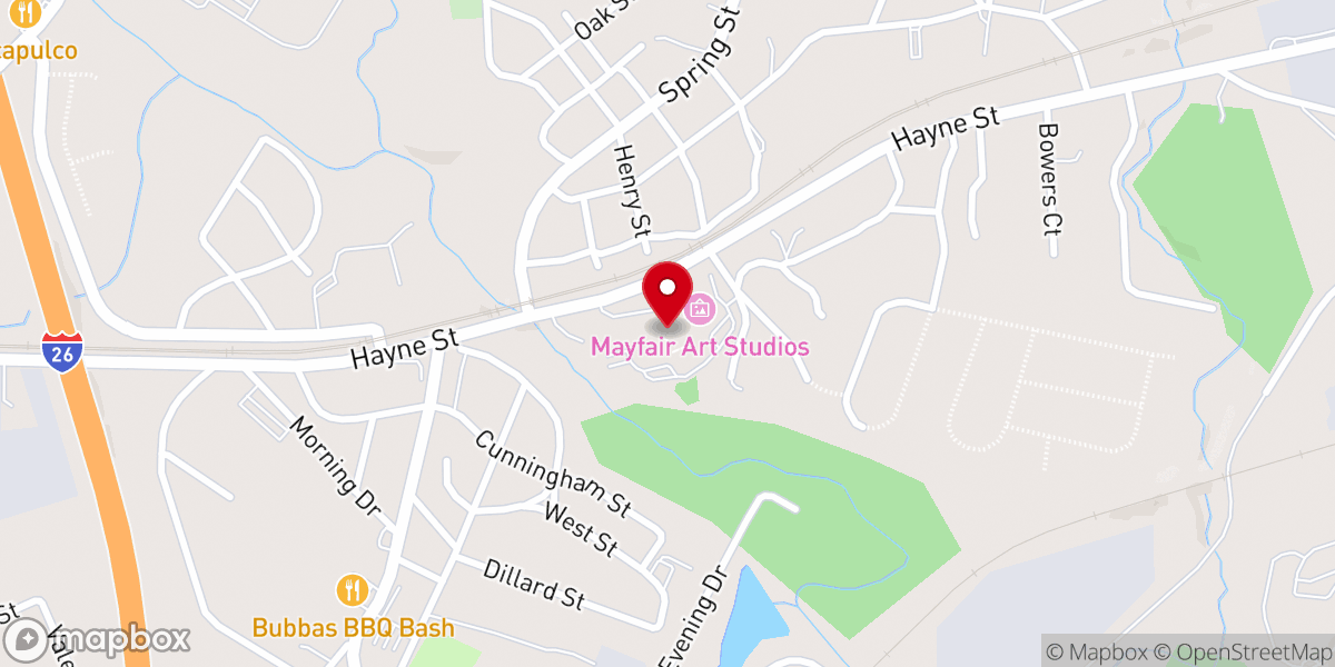 Map showing location of Arcadia Station Lofts