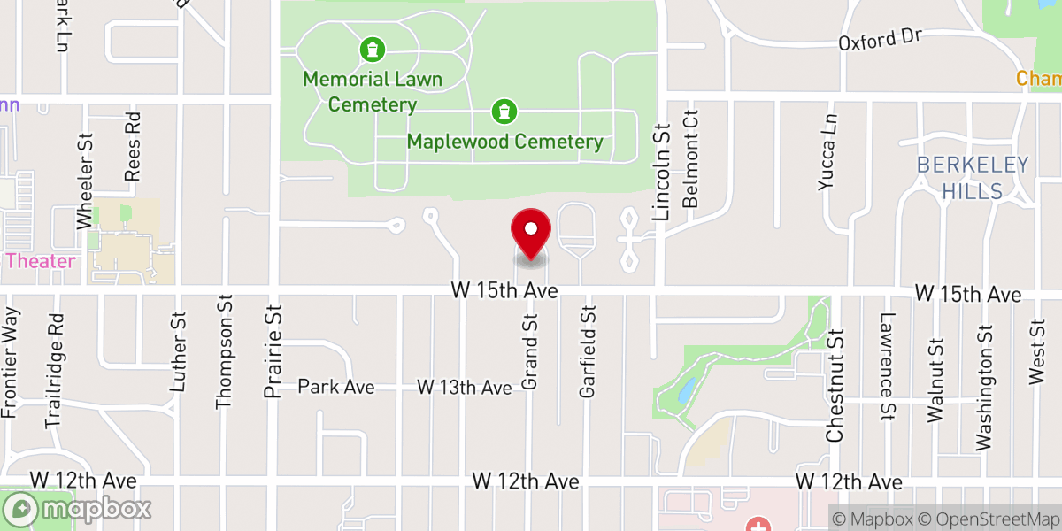 Map showing location of Christ Church Emporia