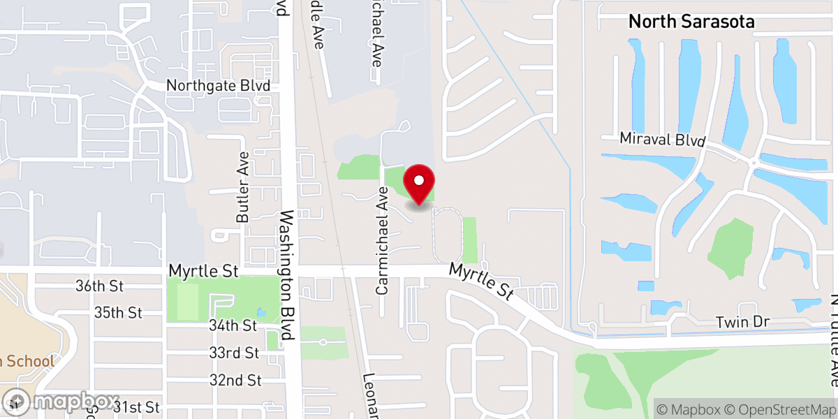 Map showing location of Ives Church Inc