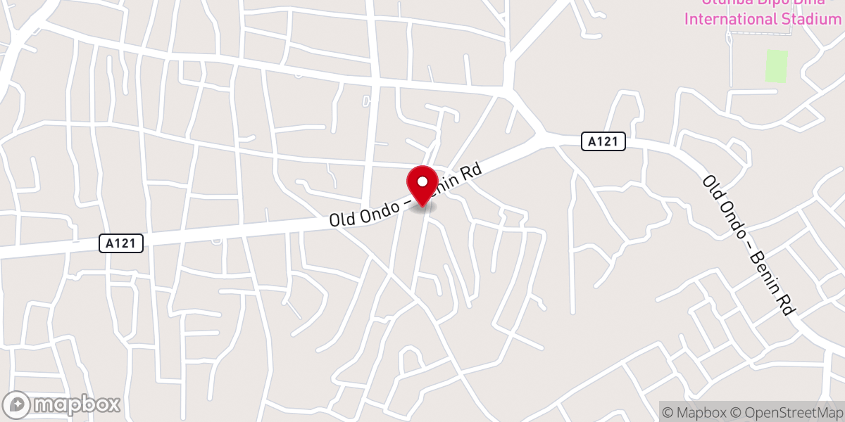 Map showing location of FAITH IN GOD CHAPEL
