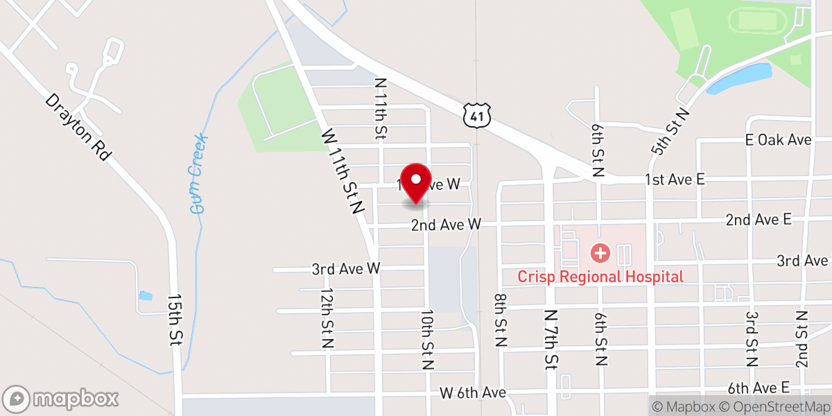 Map showing location of New Light International Outreach