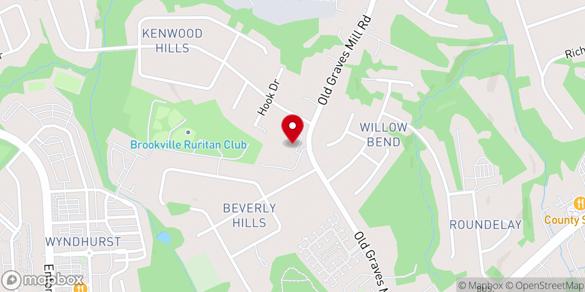 Map showing location of Cornerstone Community Church