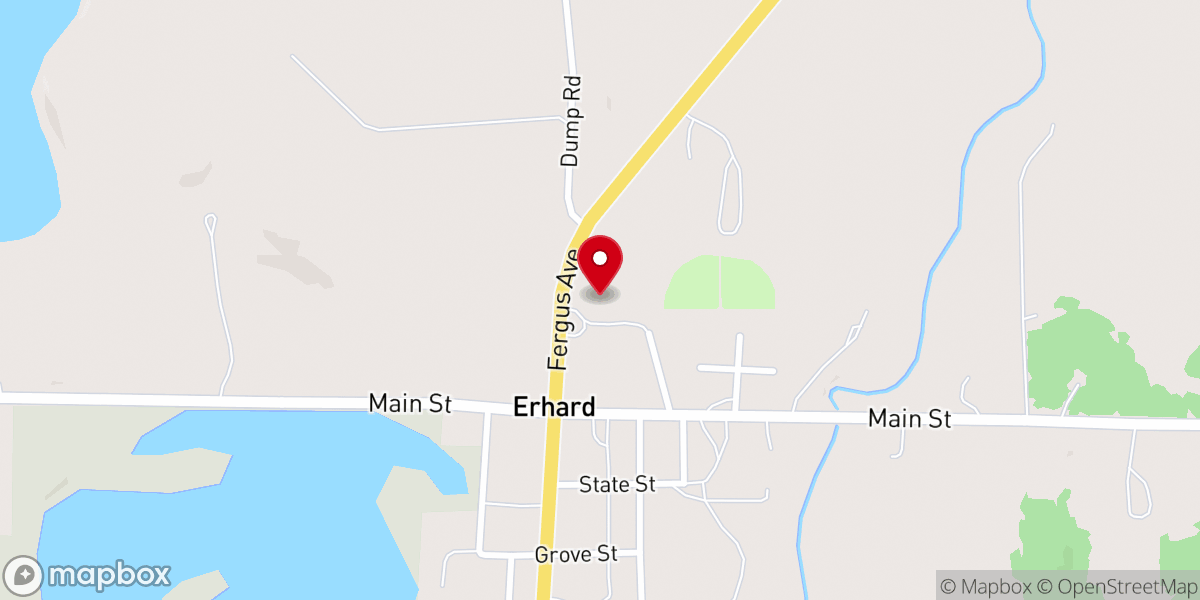 Map showing location of Grace Lutheran Church