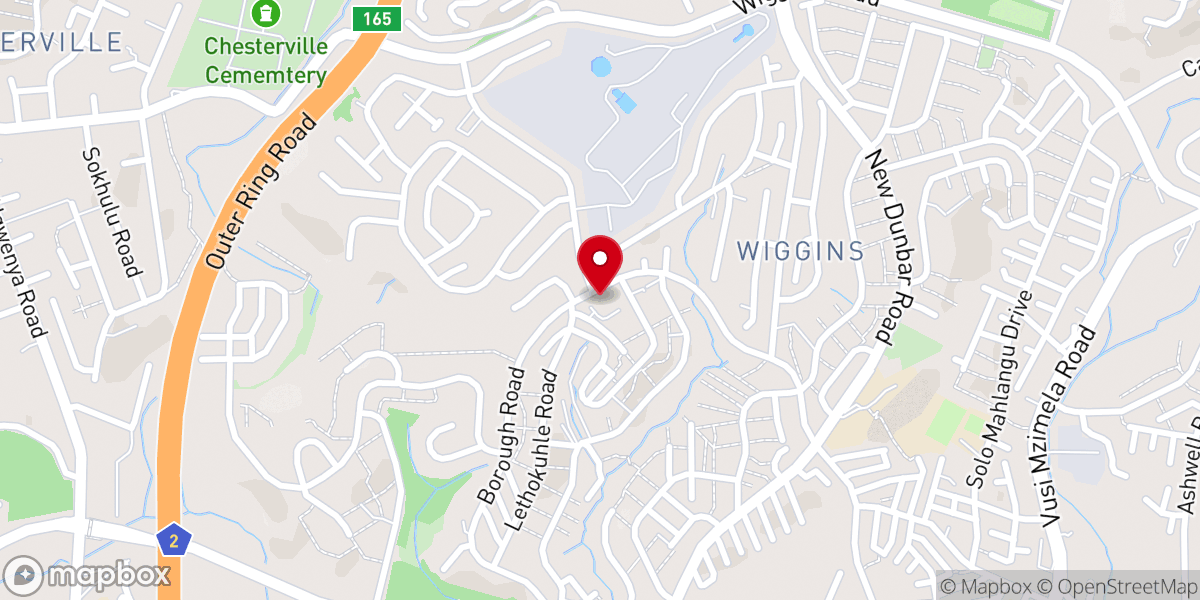 Map showing location of World Gospel Impact Church