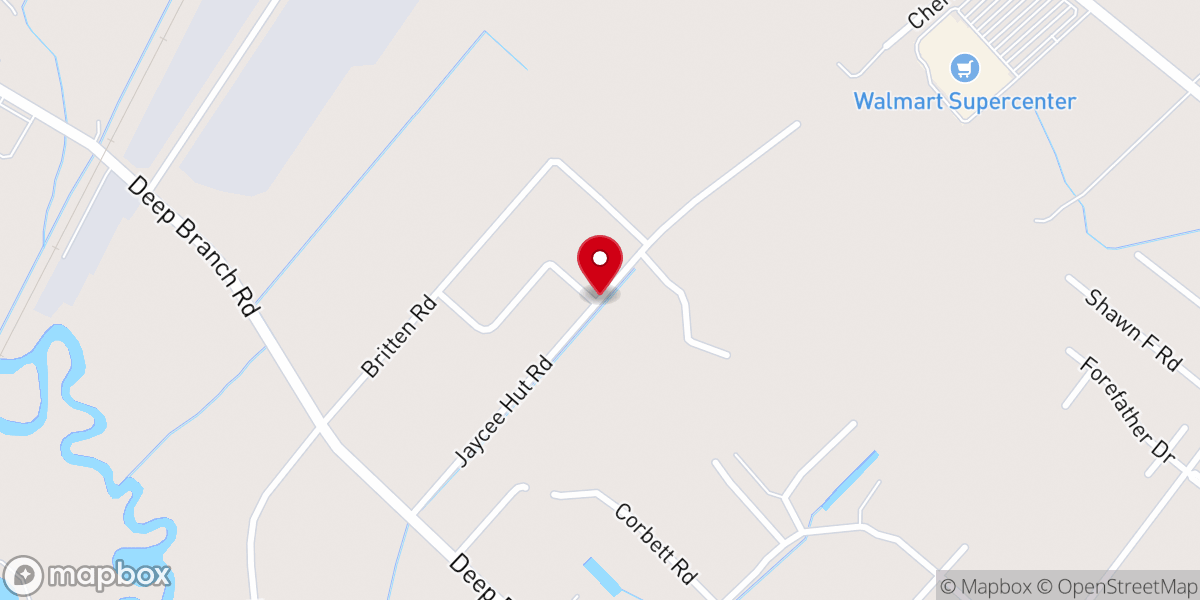 Map showing location of Pembroke Assembly Of God