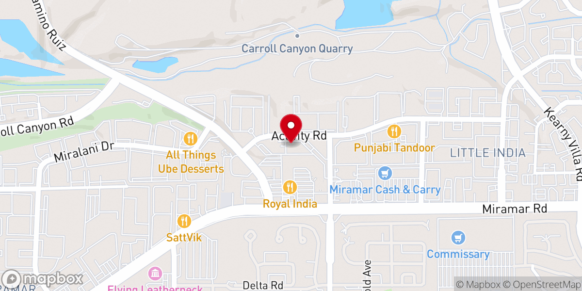 Map showing location of Gereja Injili Indonesia San Diego
