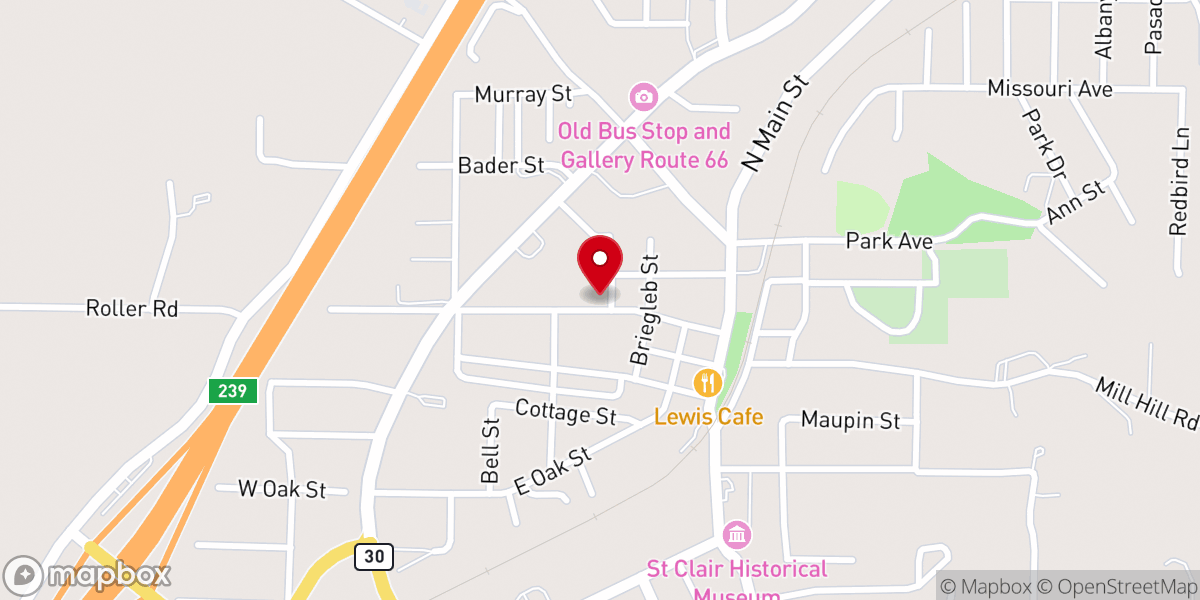 Map showing location of Reign of Praise Family Church