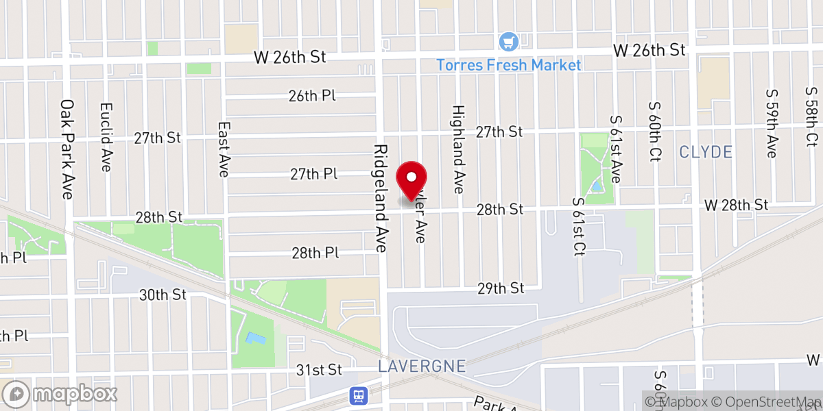 Map showing location of Lampstand Ministries