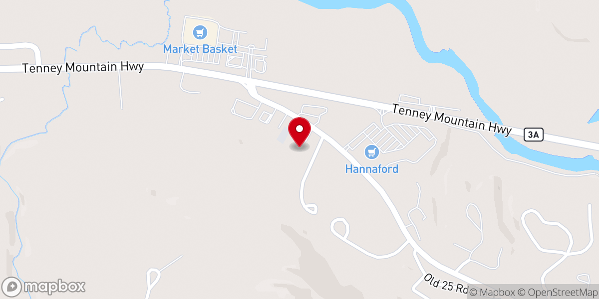 Map showing location of We Care Food Pantry