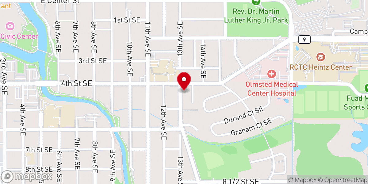 Map showing location of Word of Life Church of God in Christ