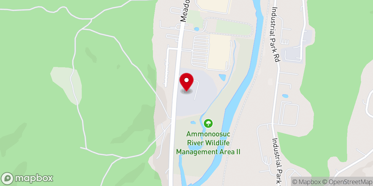 Map showing location of Crossroads Church