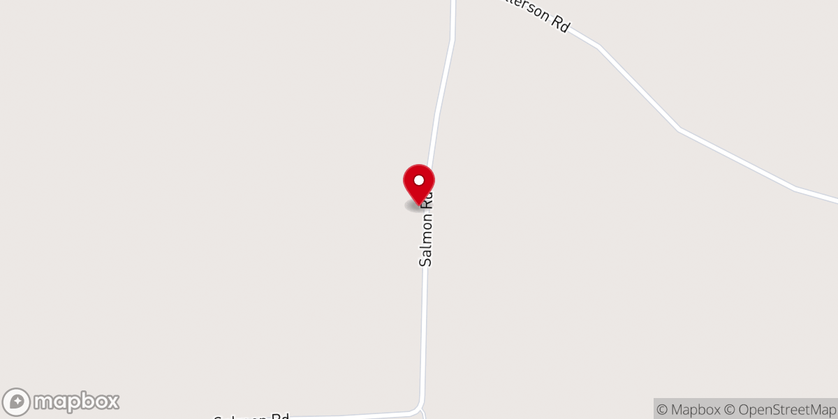 Map showing location of Amish community in Mississippi