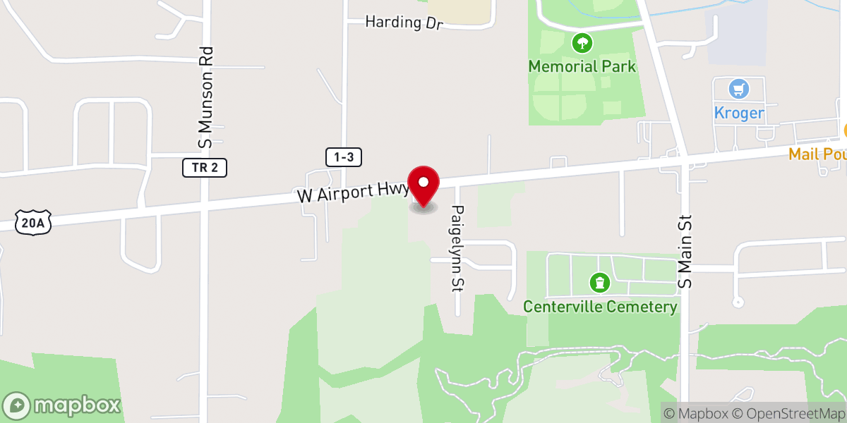 Map showing location of Swanton Church of the Nazarene