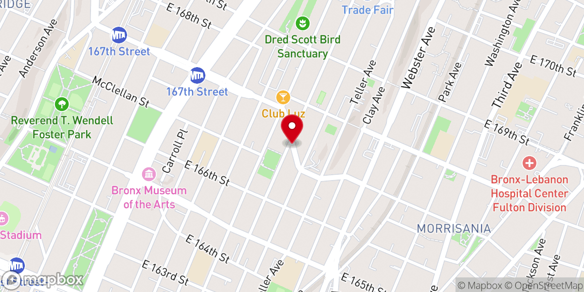 Map showing location of Iglesia Templo Evangelistico Pentecostal