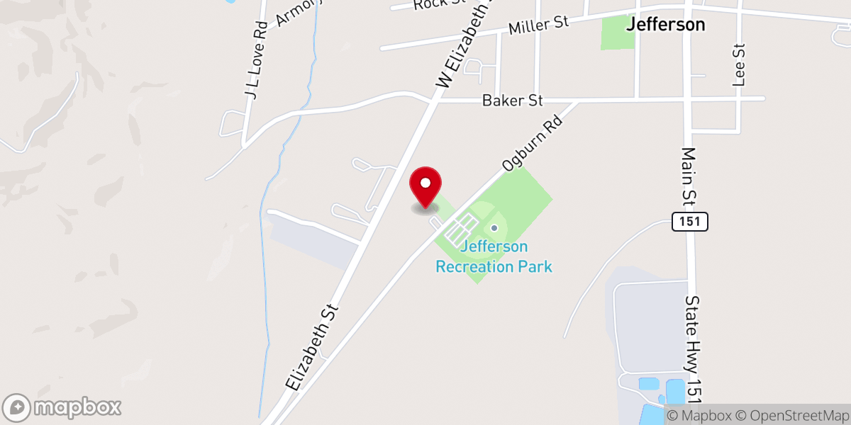 Map showing location of Mt Canaan Baptist Church
