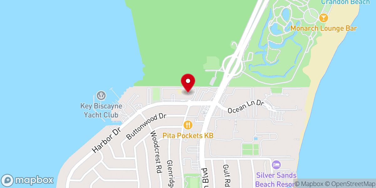 Map showing location of Blessed Sacrament Chapel