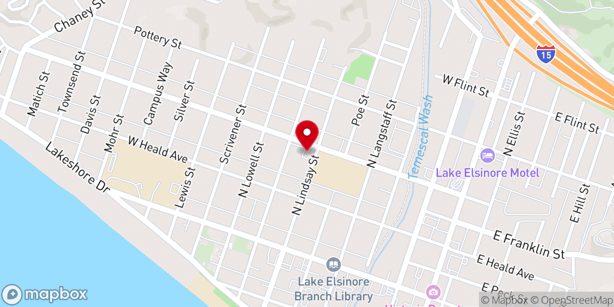 Map showing location of First Lutheran Church