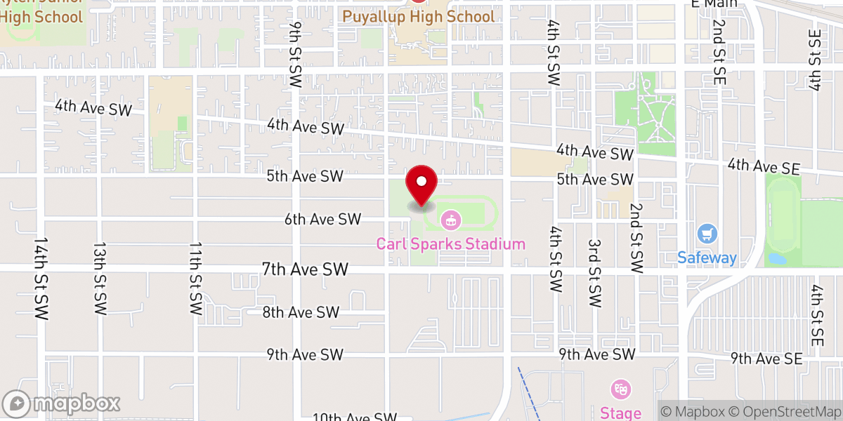 Map showing location of All Saints Parish Center