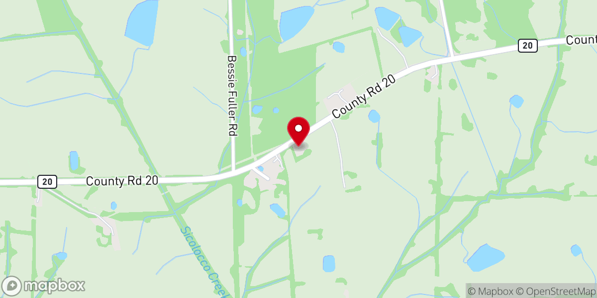 Map showing location of Saint Peters Church