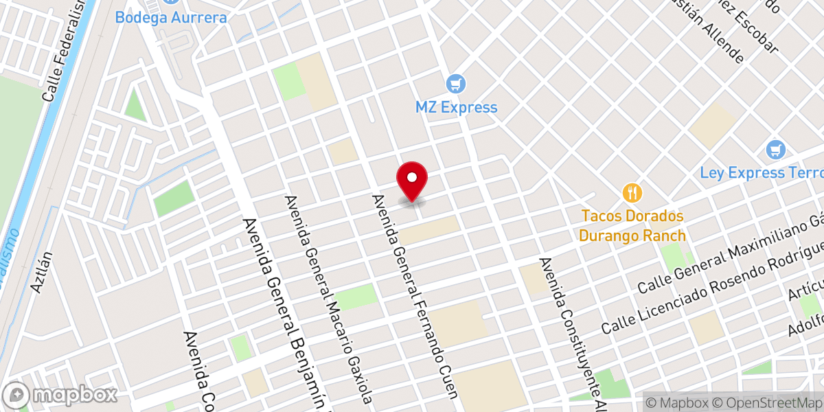 Map showing location of Parroquia Inmaculada Concepción