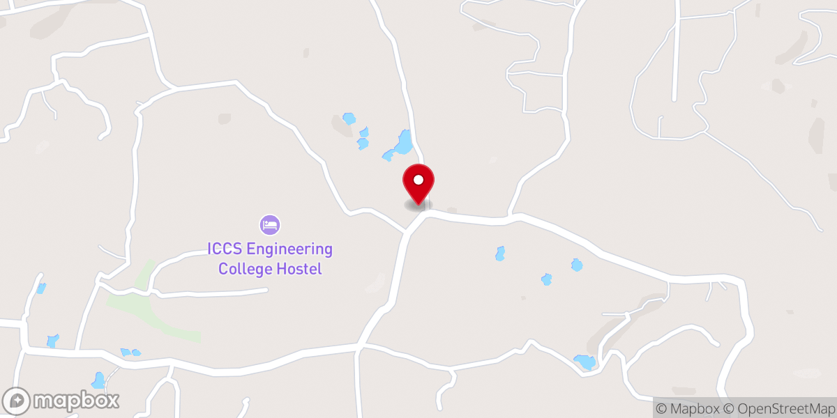 Map showing location of Lourdumatha Church