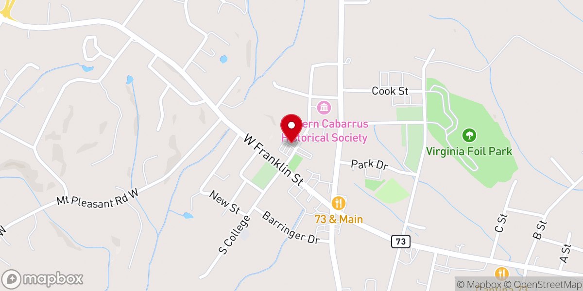 Map showing location of Mt Pleasant Methodist Church Youth House