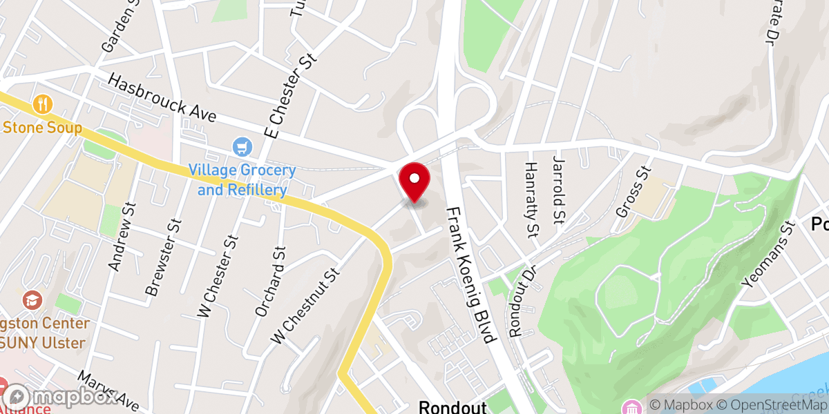 Map showing location of Immanuel Evangelical Lutheran