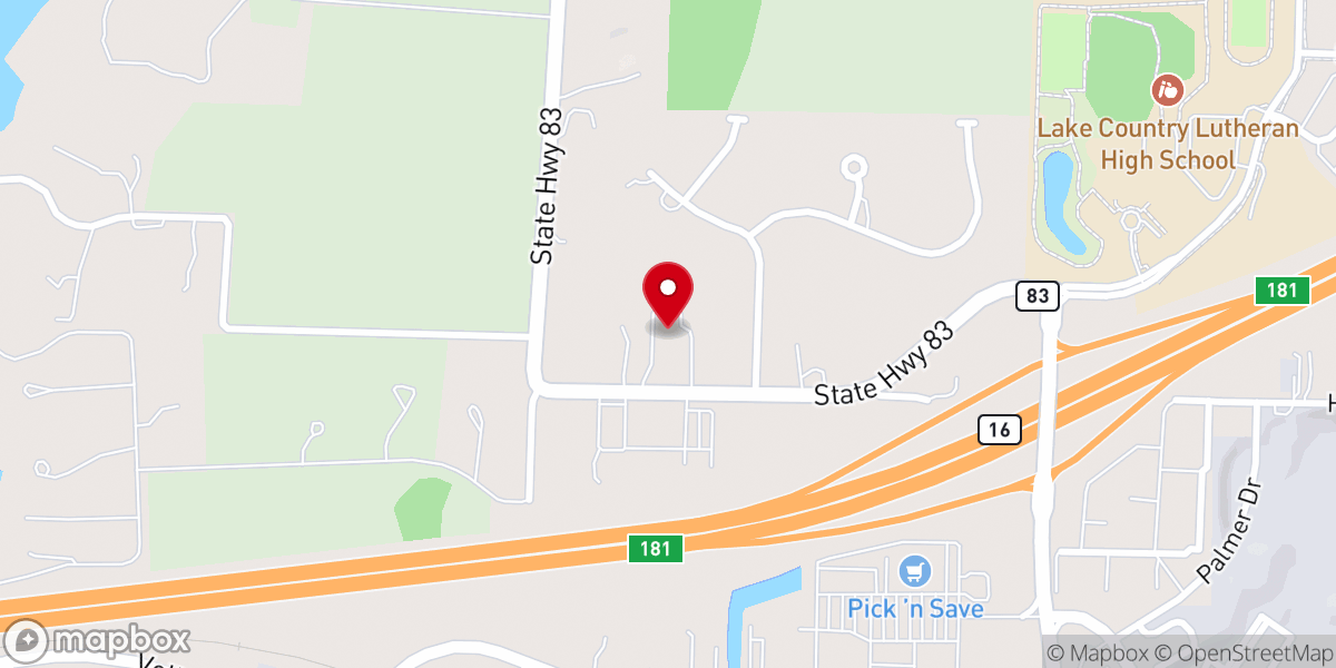 Map showing location of St. Anskar's Episcopal Church