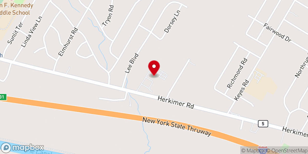 Map showing location of Redeemer Church