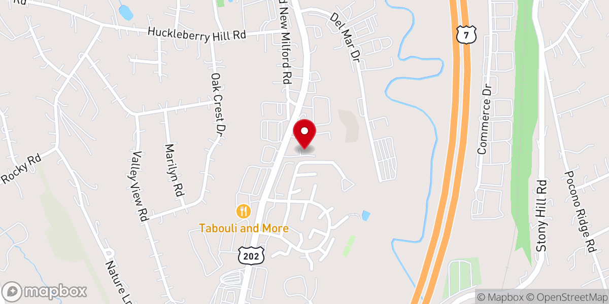 Map showing location of Charter Senior Living of Brookfield
