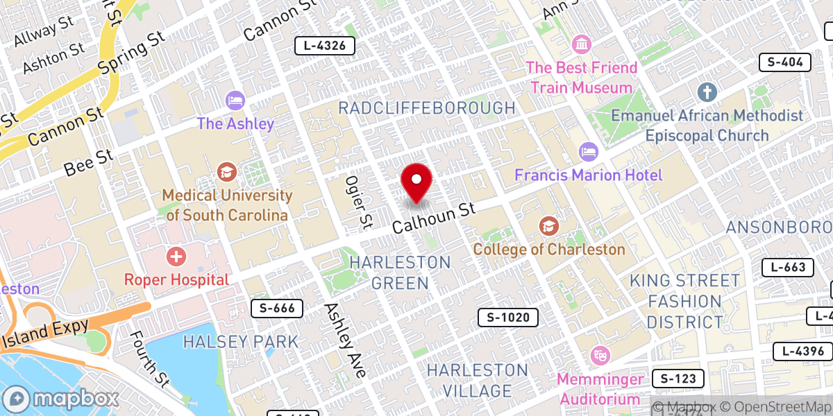 Map showing location of Old Bethel United Methodist Church