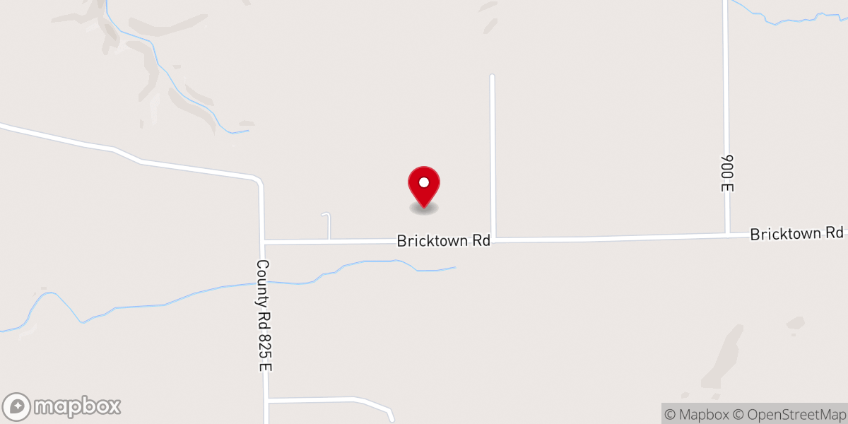 Map showing location of Oak Grove Church of the Brethren
