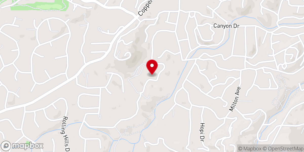 Map showing location of Camp Pinerock