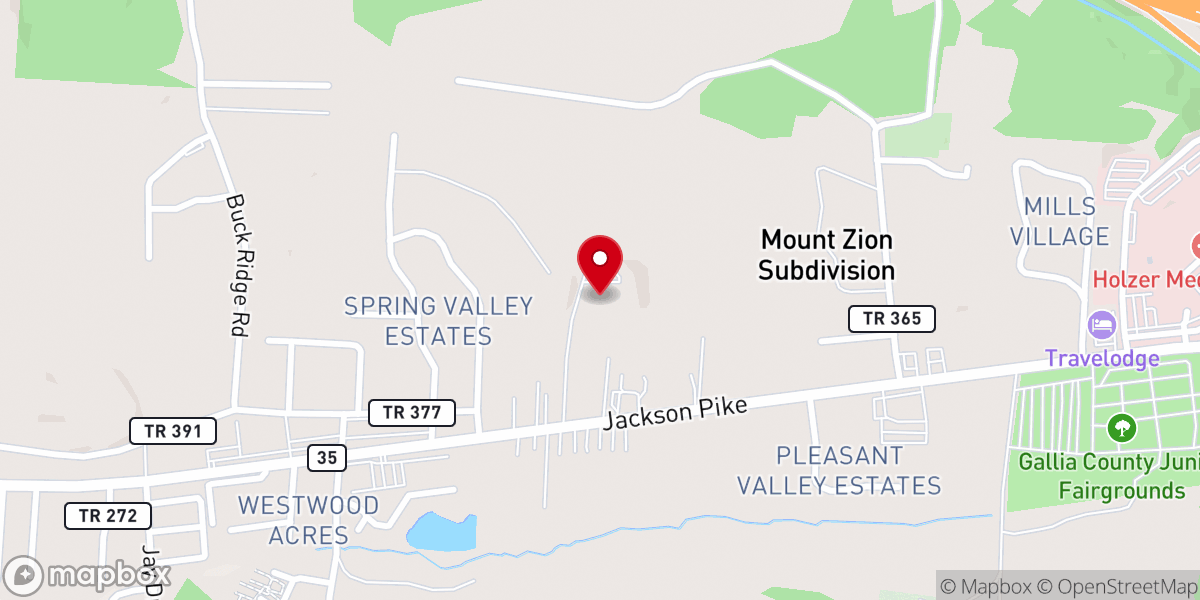 Map showing location of New Life Lutheran Church