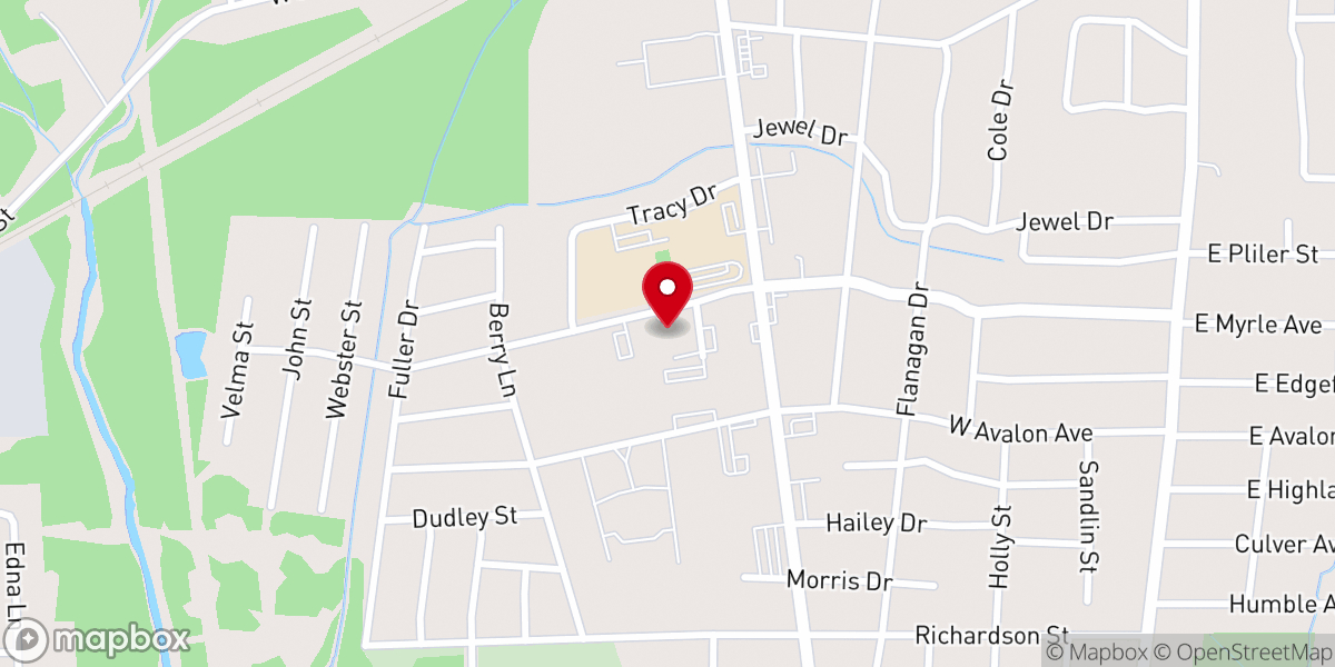 Map showing location of One Hope