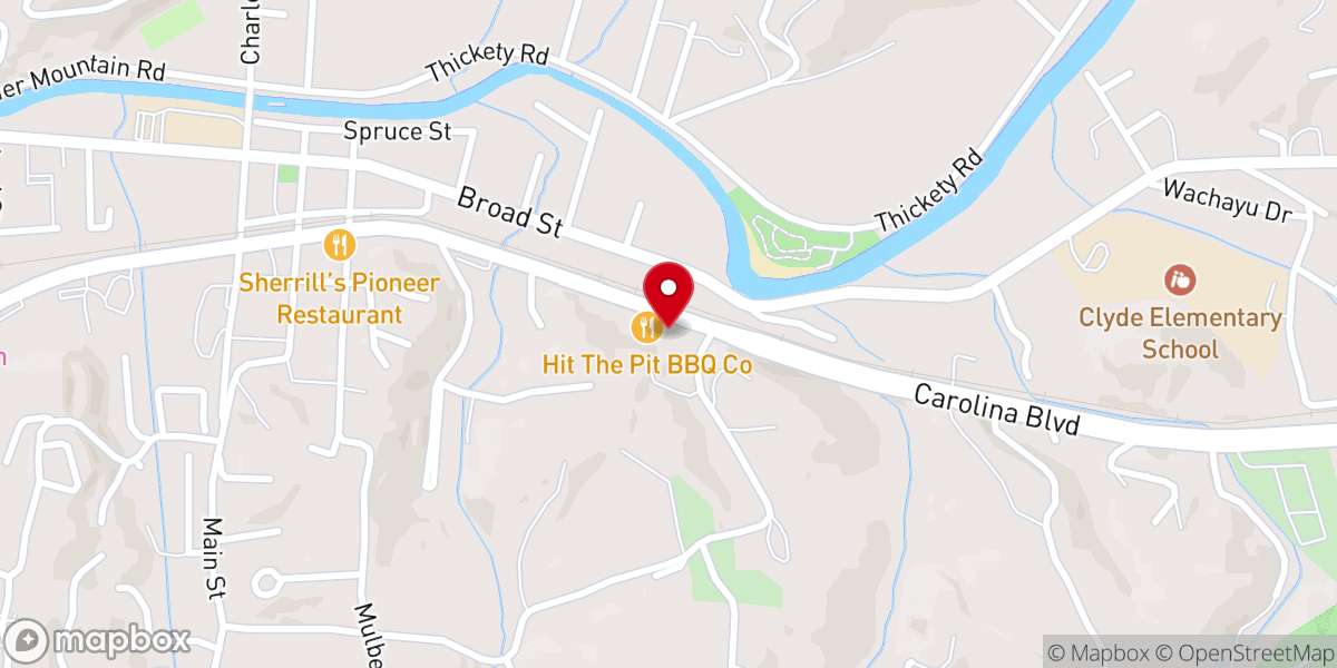 Map showing location of New Beginning Baptist Church