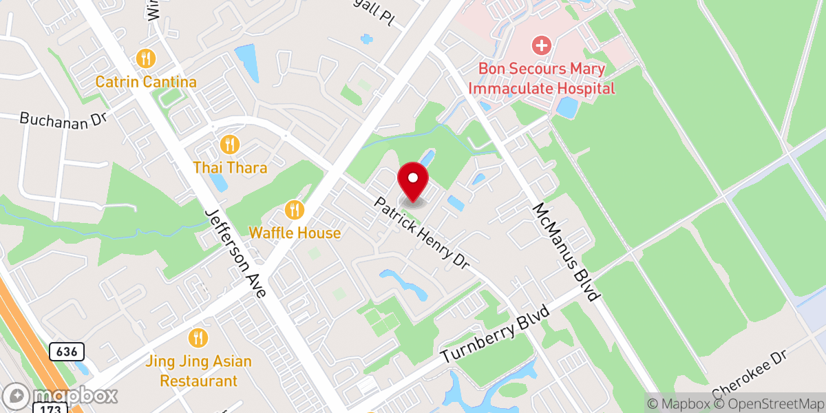 Map showing location of First Baptist Church Morrison