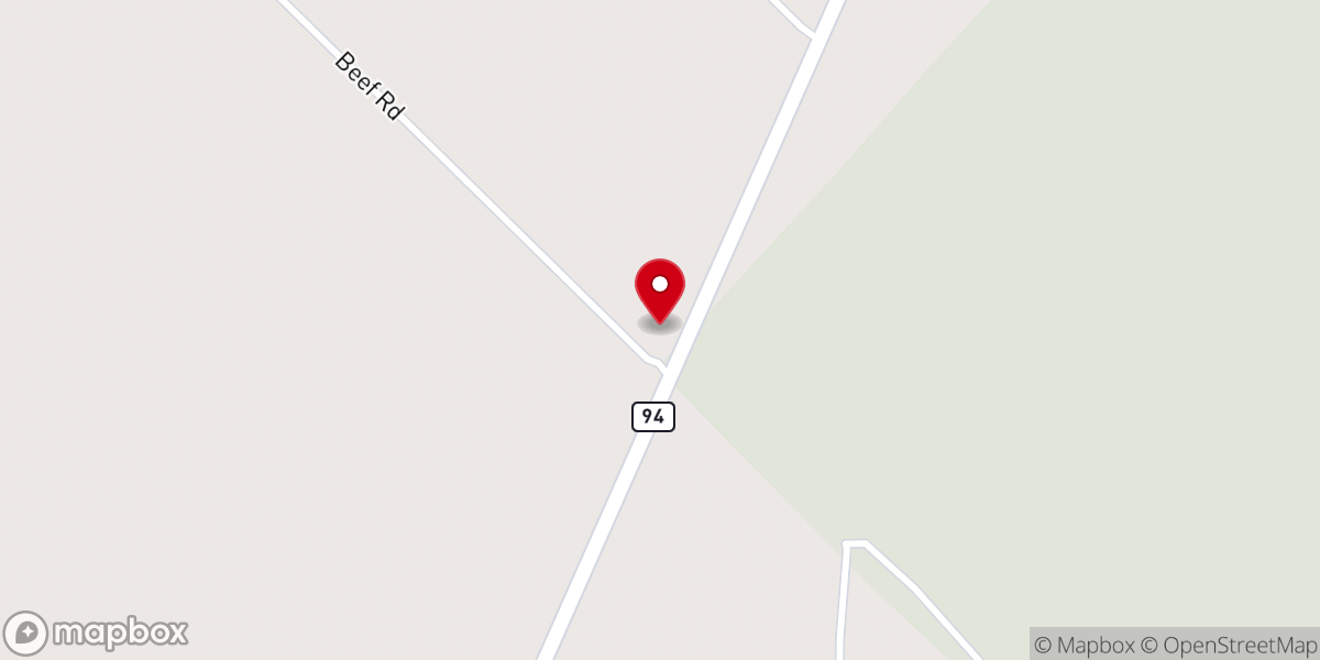 Map showing location of Oaklawn Baptist Church