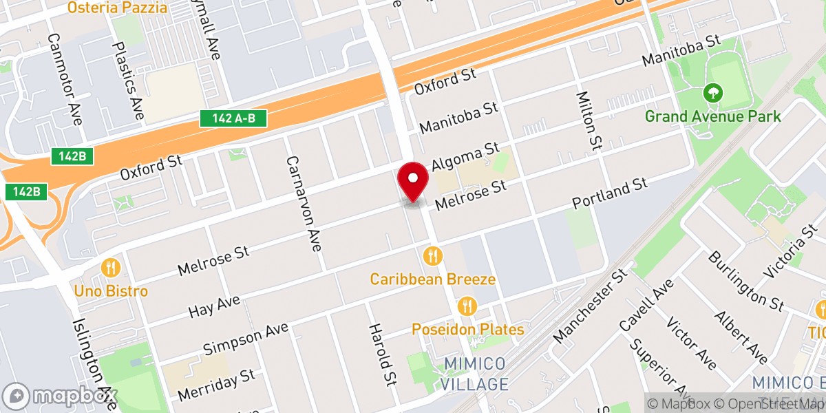 Map showing location of Cornerstone Christan Fellowship