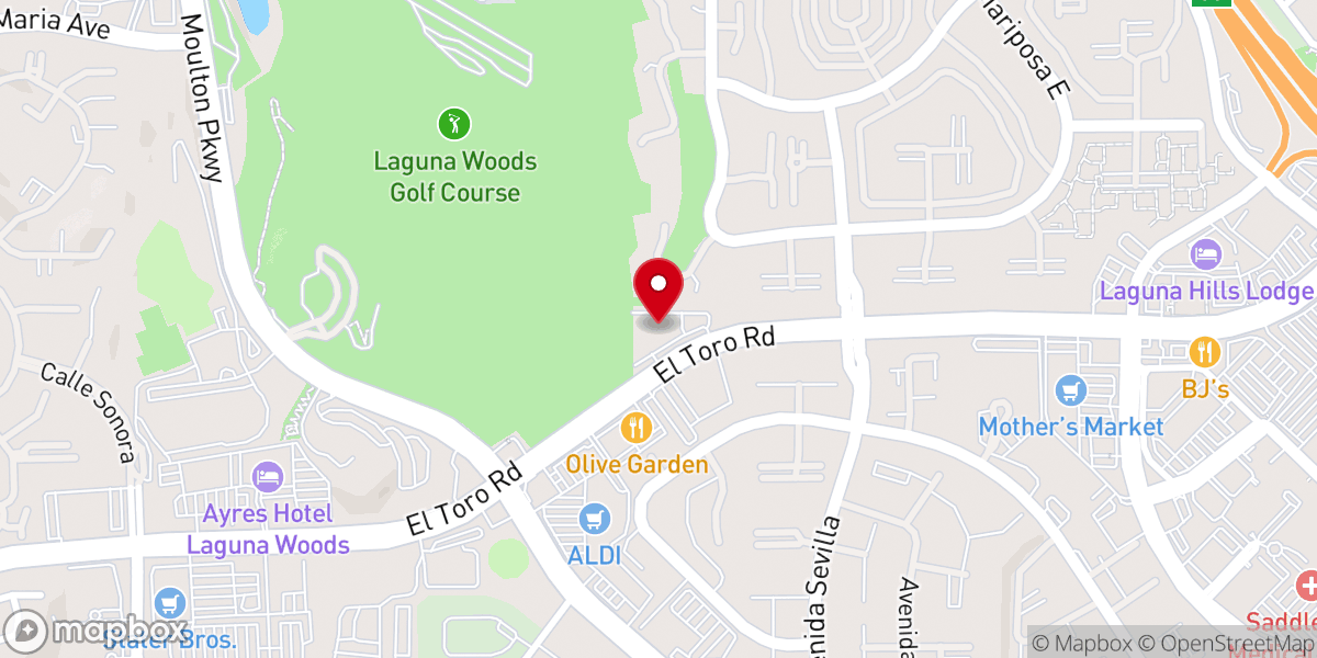 Map showing location of Lutheran Church of the Cross