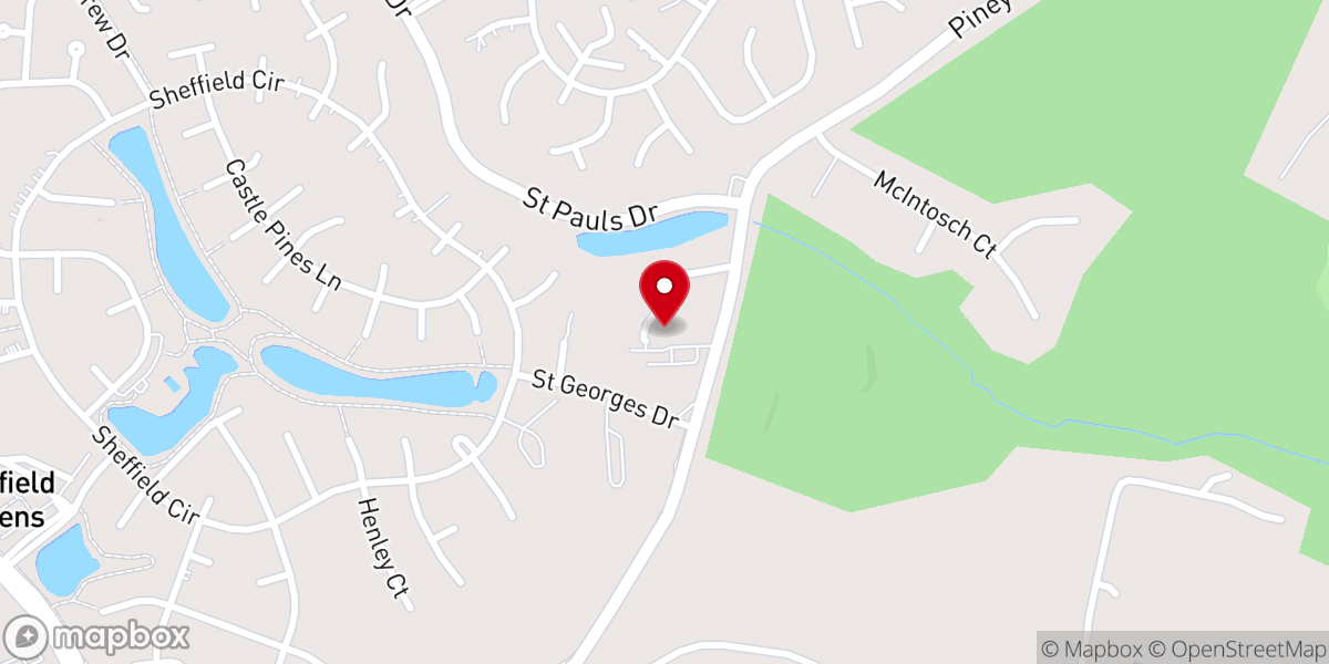Map showing location of St Paul's Episcopal Church