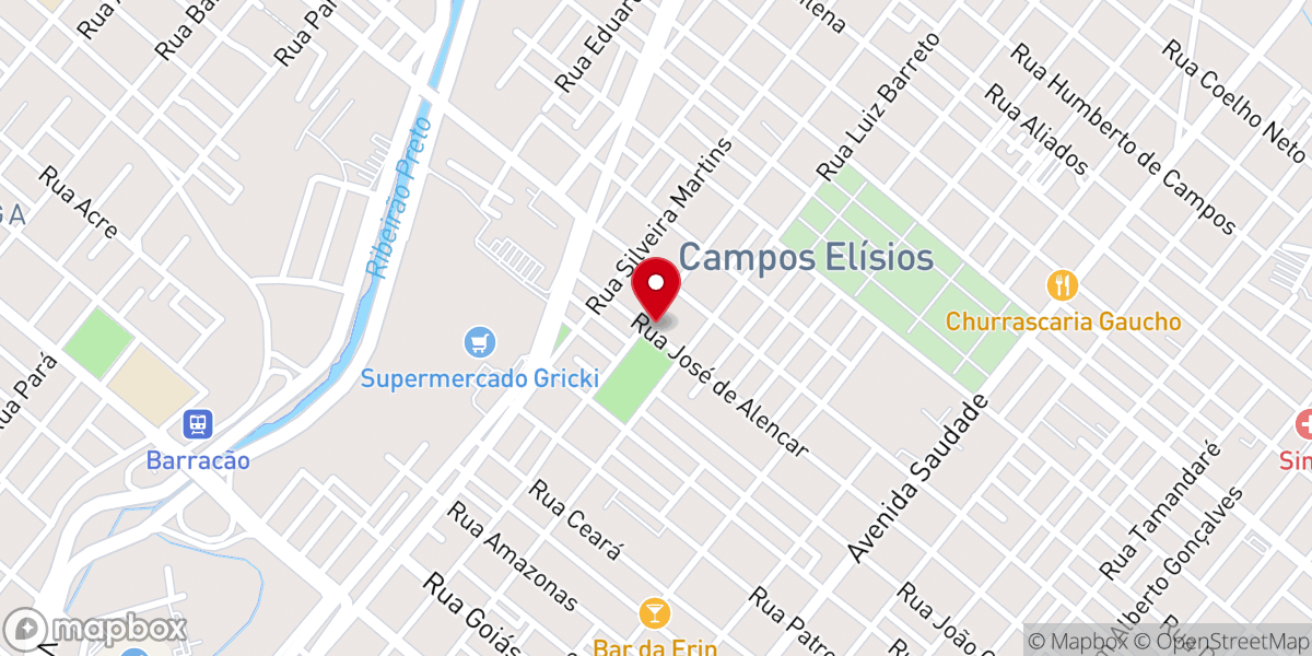Map showing location of Igreja Batista Reformada Aliança Eterna